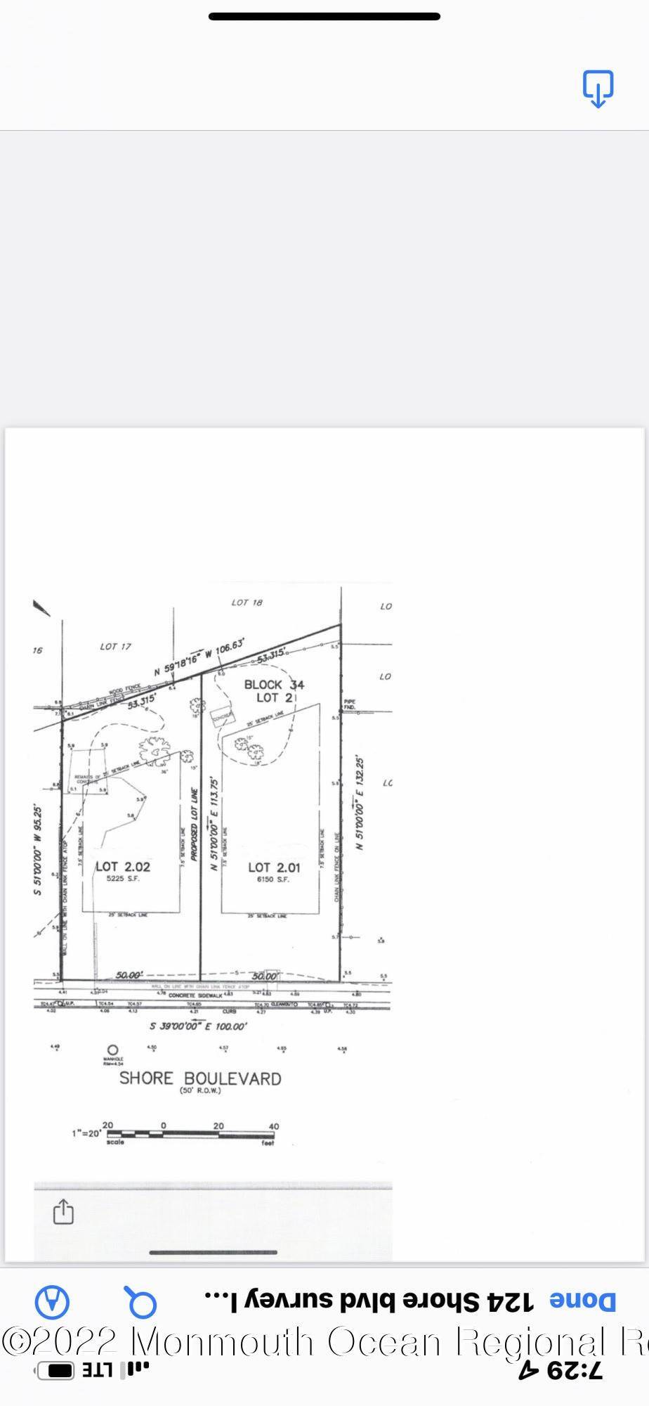 18. Land for Sale at 124 Shore Boulevard Keansburg, New Jersey 07734 United States