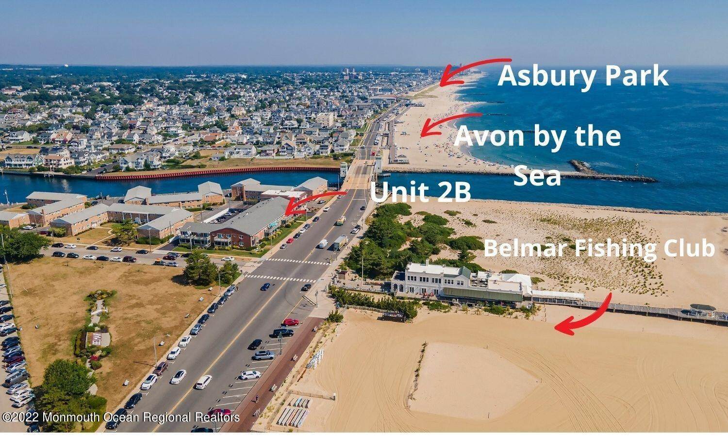 2. Single Family Homes for Sale at 5 Ocean Avenue 2B Belmar, New Jersey 07719 United States
