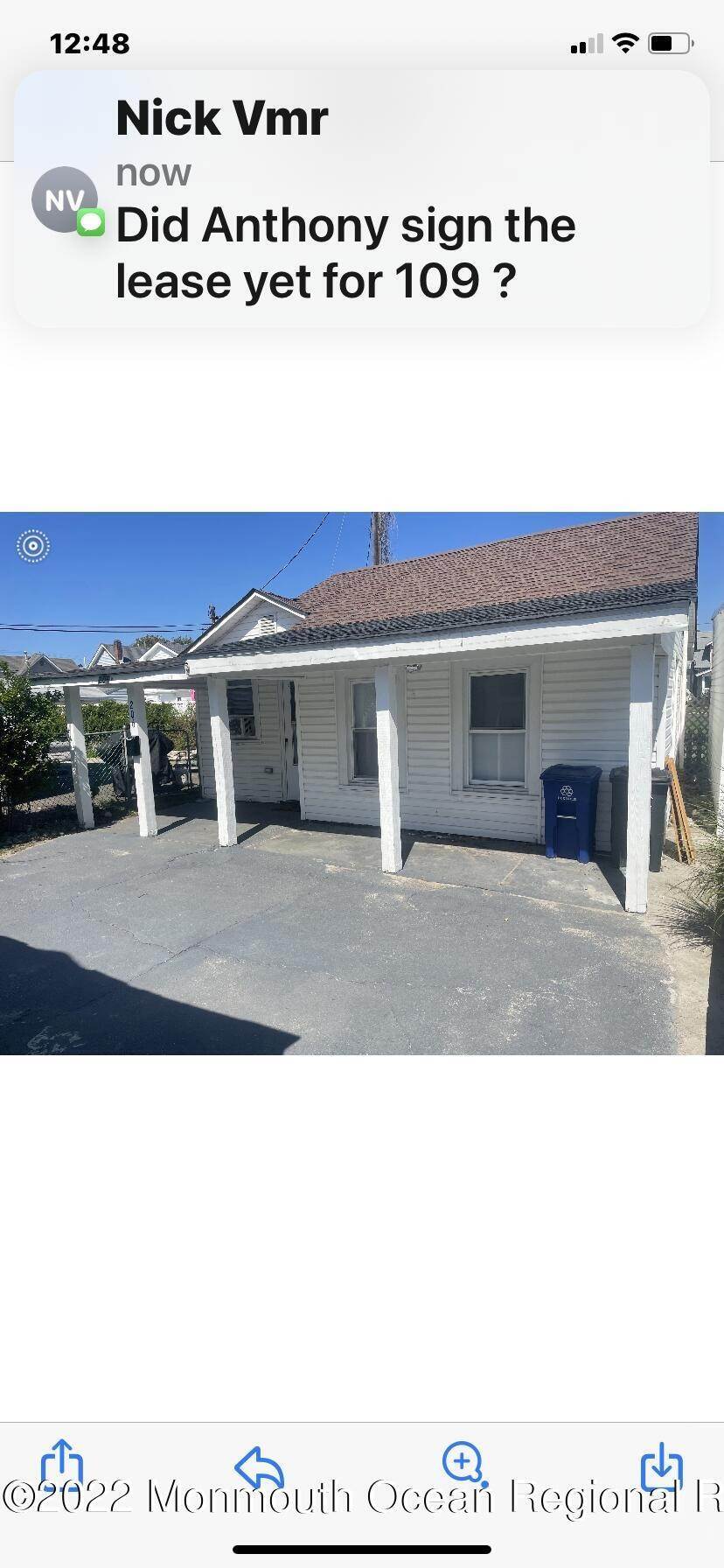 Residential Lease at 206 16th rear summer Belmar, New Jersey 07719 United States