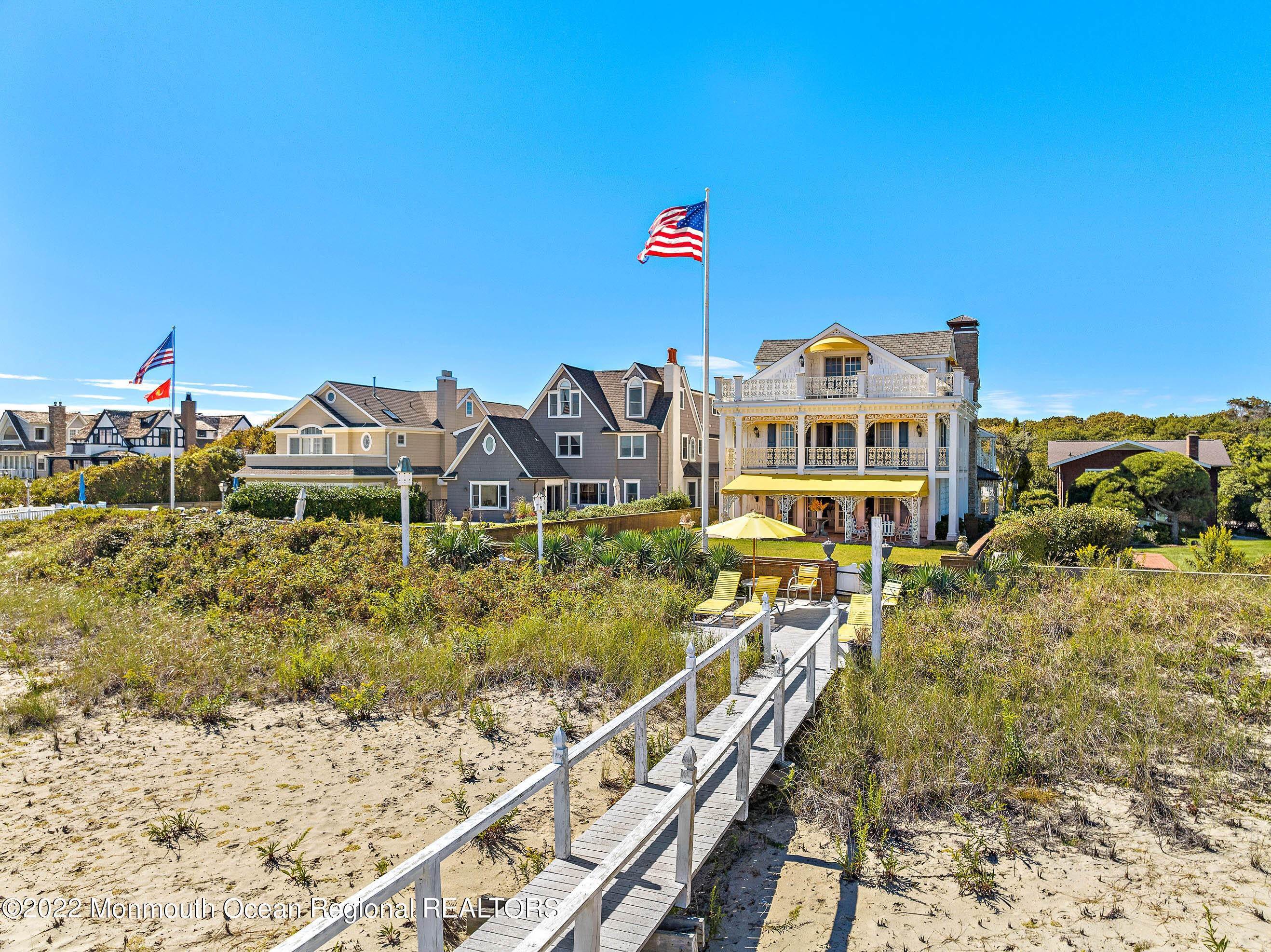 10. Single Family Homes for Sale at 637 Ocean Avenue Sea Girt, New Jersey 08750 United States