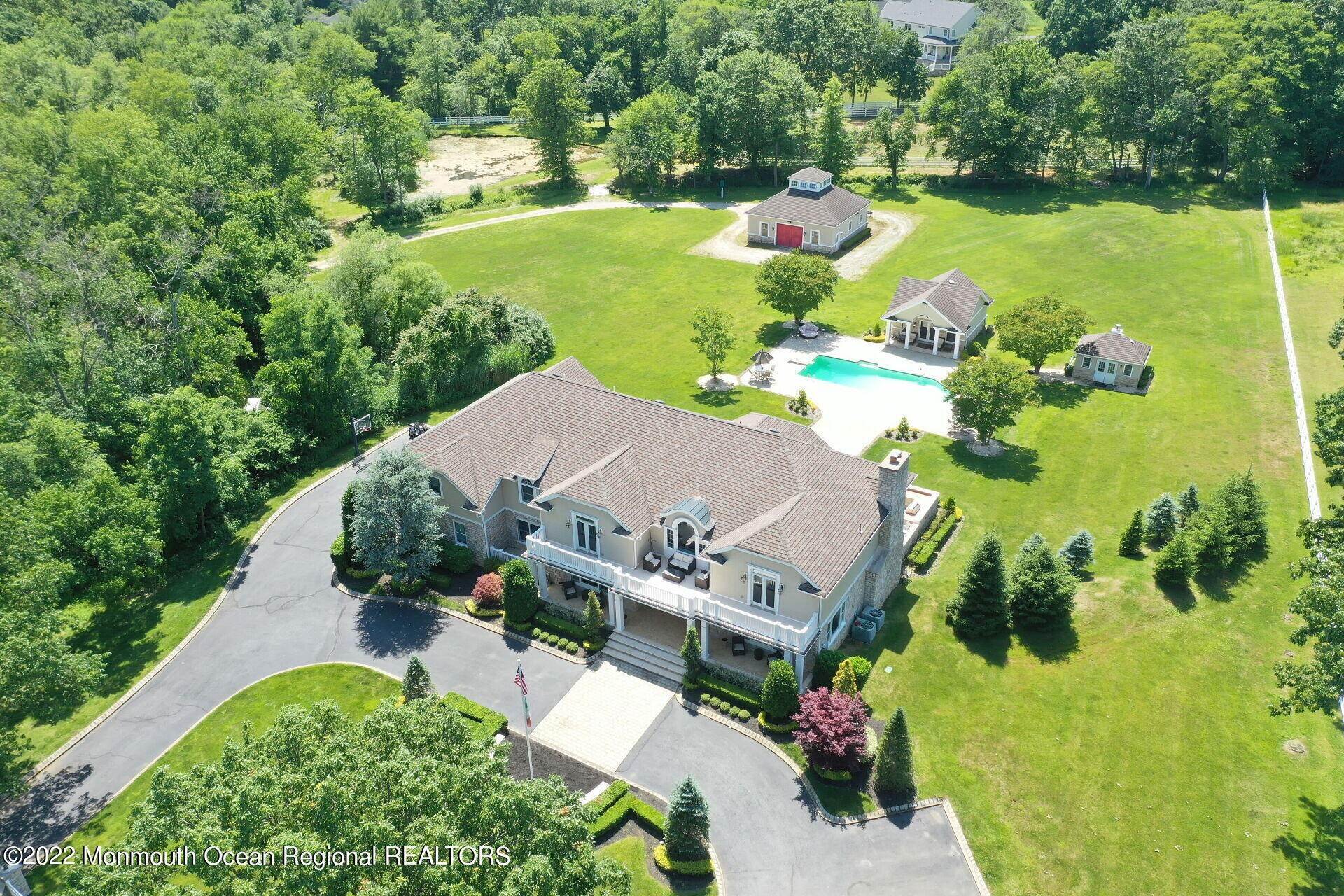 Single Family Homes for Sale at 24 Downing Hill Lane Colts Neck, New Jersey 07722 United States