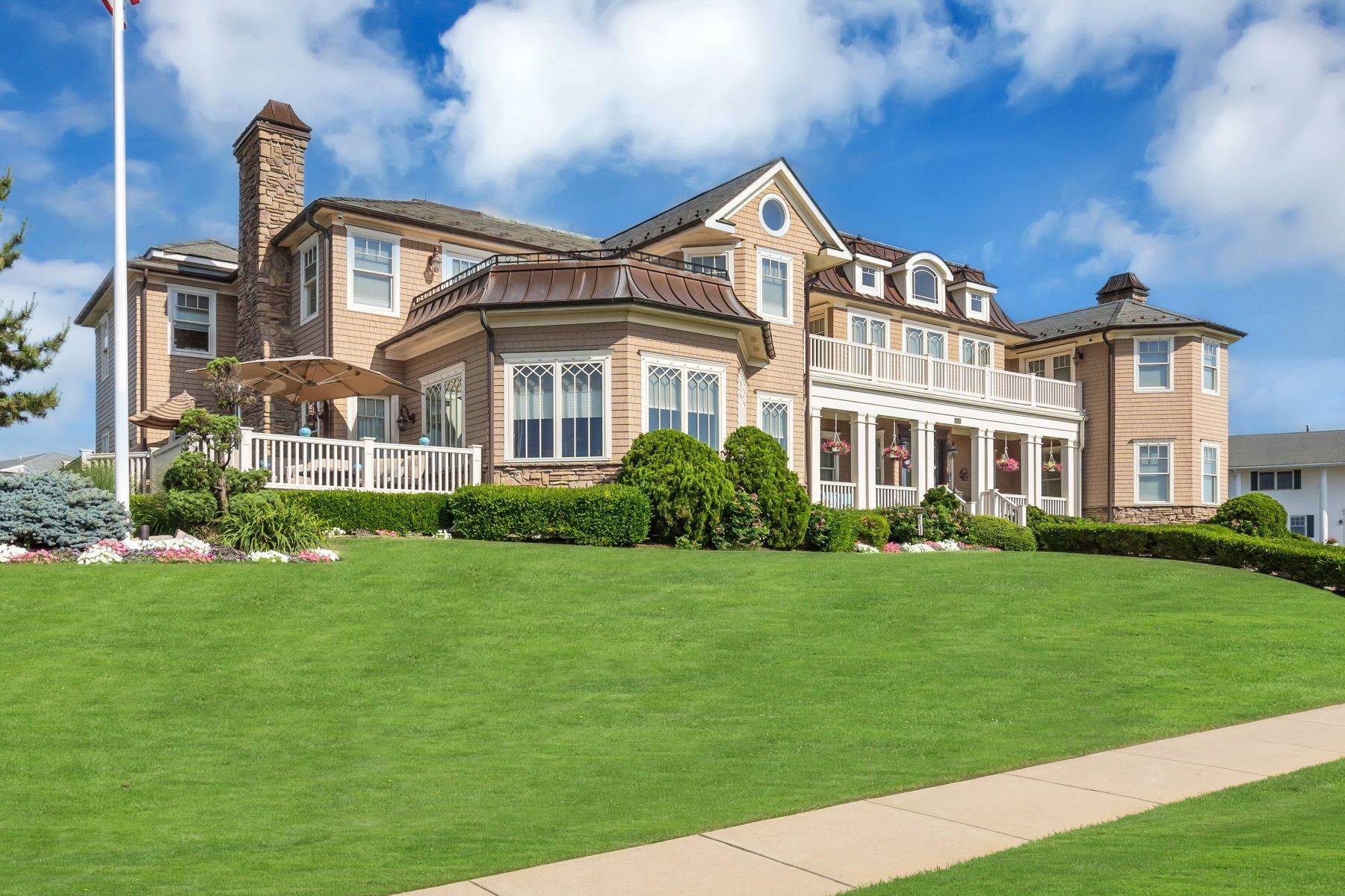 2. Single Family Homes for Sale at Spectacular Oceanfront Custom Home 1805 Ocean Avenue Spring Lake, New Jersey 07762 United States